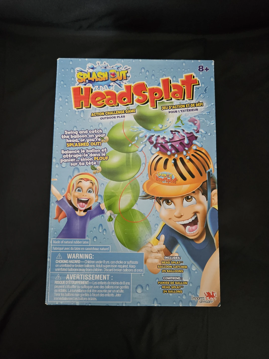 Head Splat Water Balloon Action Challenge Game