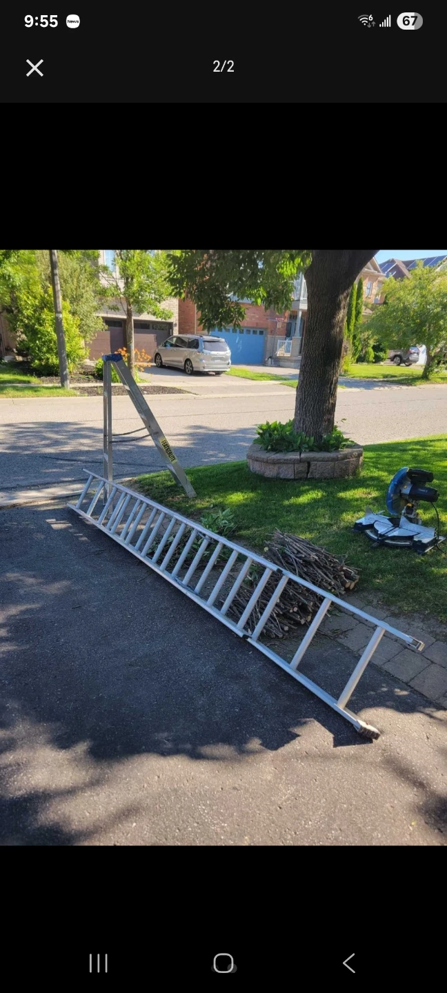20Ft Featherlite Ladder HEAVY-DUTY-$95