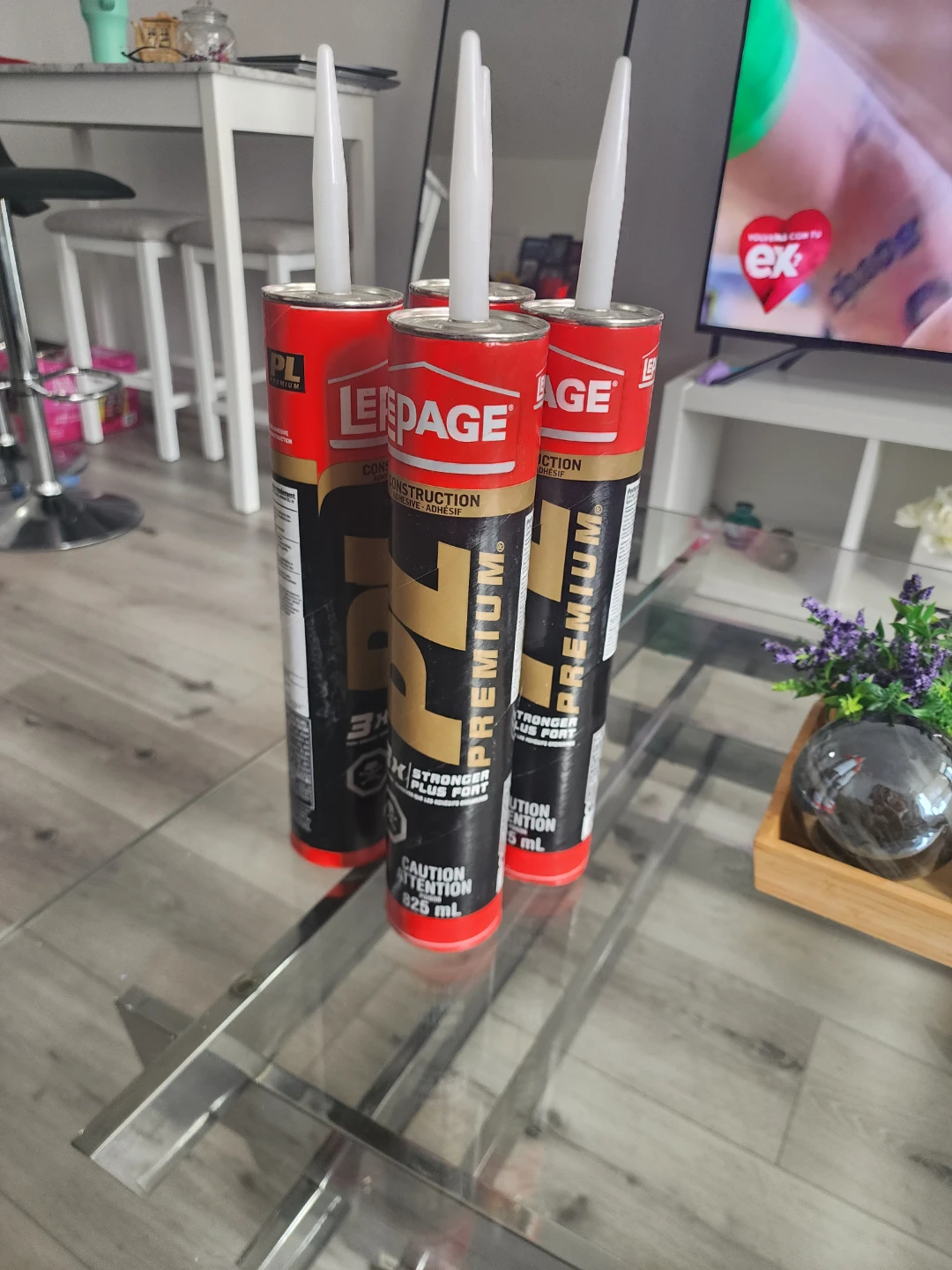 LePage PL Premium Construction Adhesive - 3 x 825 mL Tubes