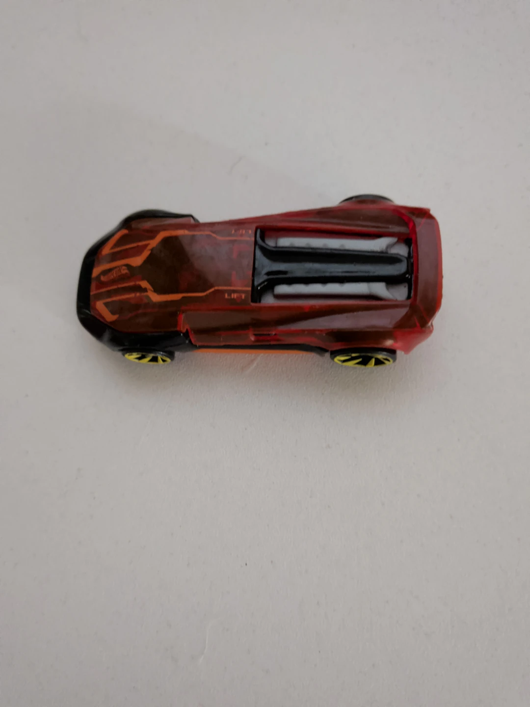 Hot Wheels Red Translucent Toy Car - photo 2