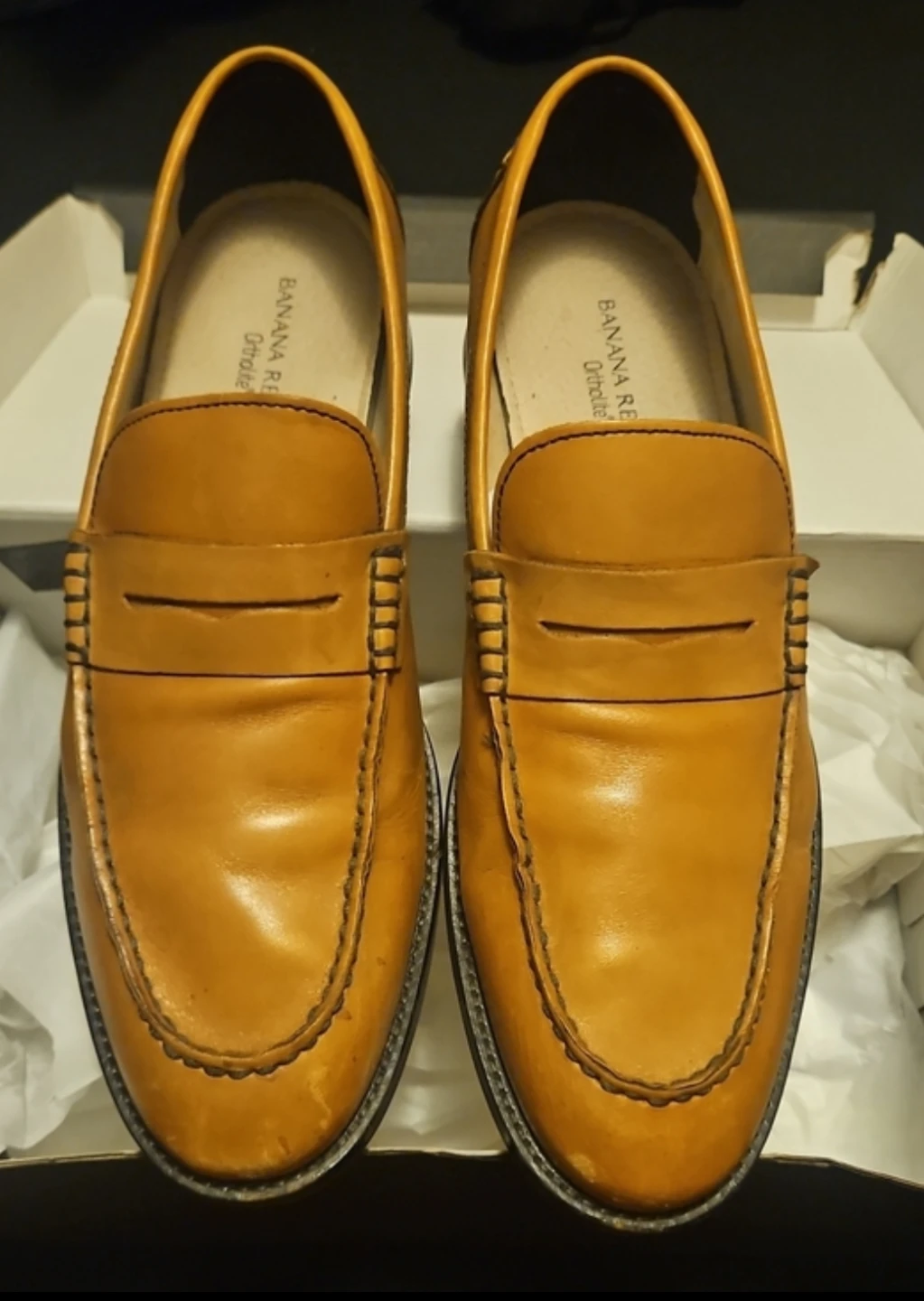Banana Republic DellBrook Italian Leather Loafer Size 9 Mens - photo 2