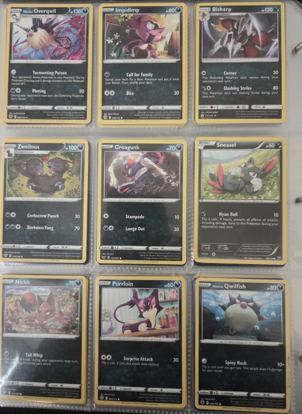 Pokemon cards - darkness type and energy - photo 2