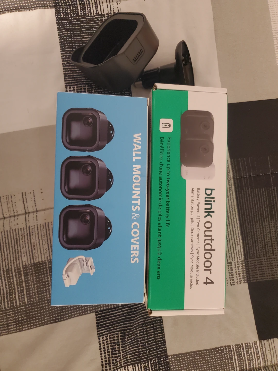 Blink Outdoor 4 Security Cameras with Mounts & Covers