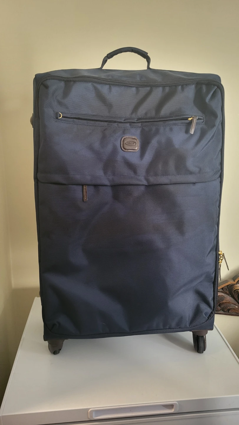 BRICS Navy Blue Softside Suitcase
