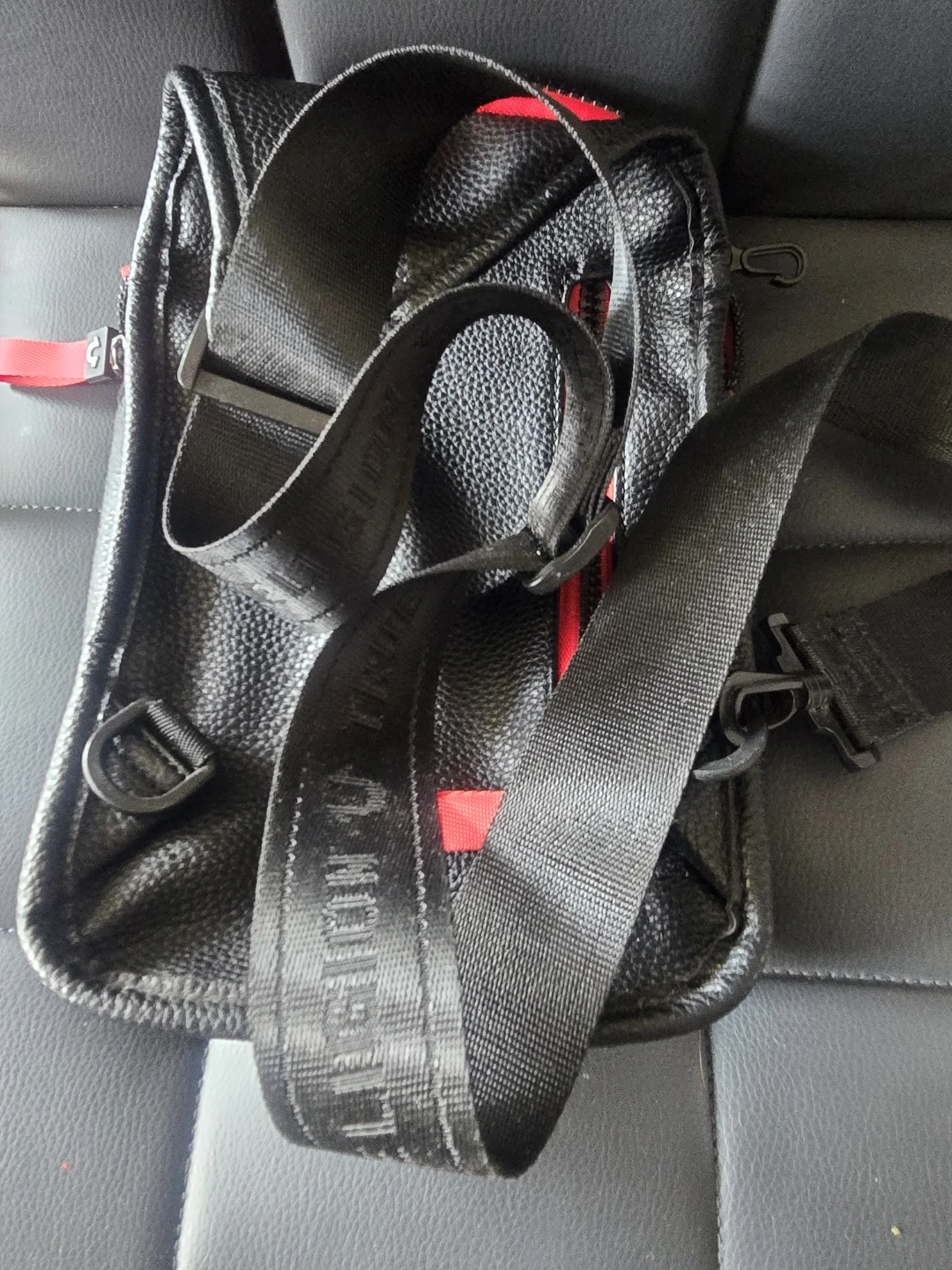 True Religion Black Faux Leather Sling Bag - photo 2