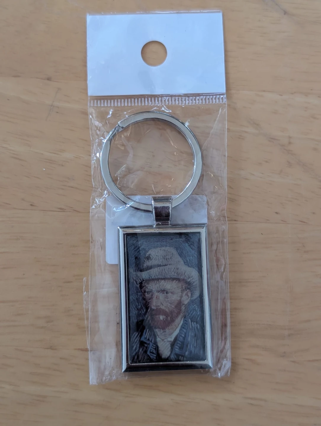 Rectangular Keychain - Van Gogh Self Portrait