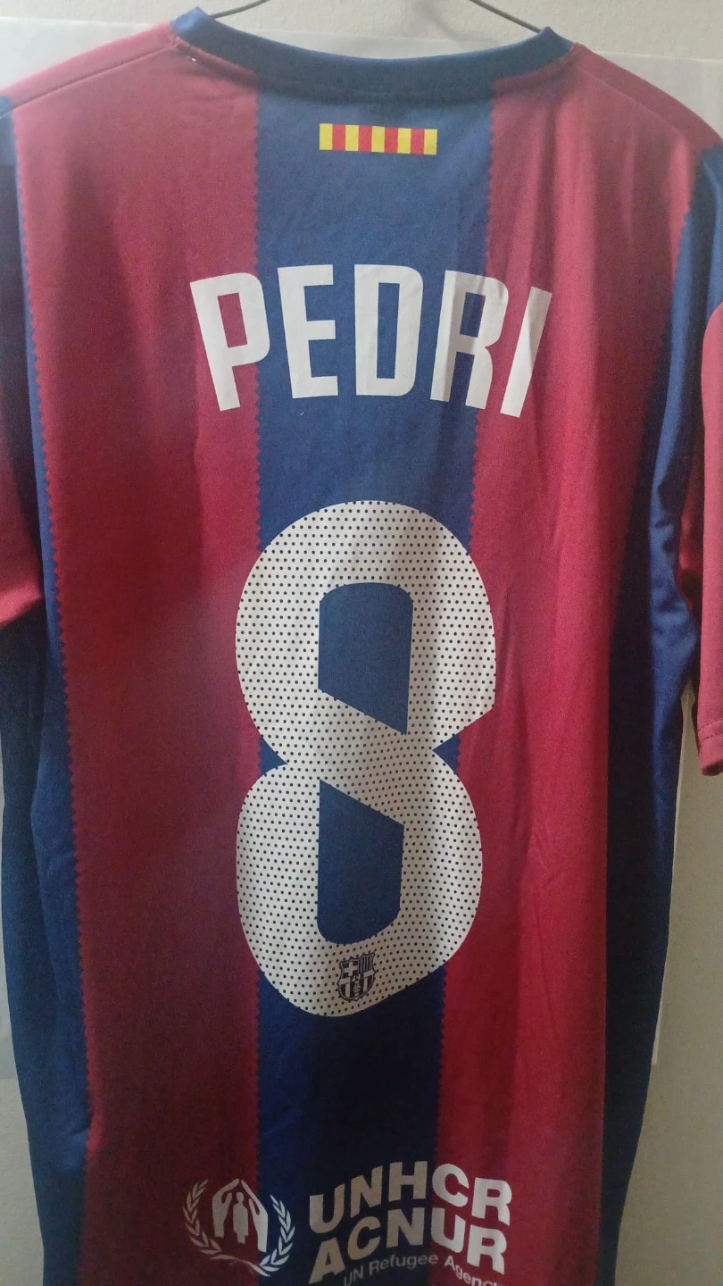 FC Barcelona 2023-24 Home Jersey - Pedri #8 size XXL