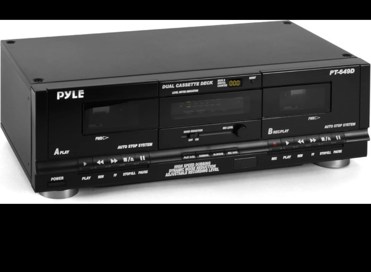 Pyle PT-649D Dual Cassette Deck