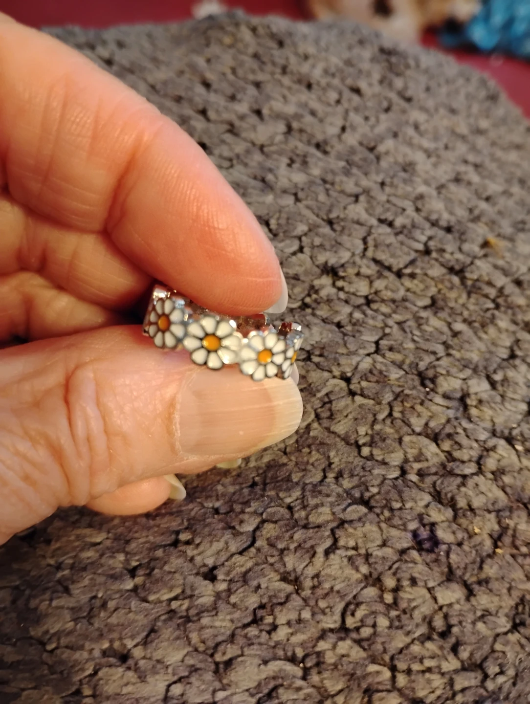 Adjustable Daisy Flower Ring - photo 5