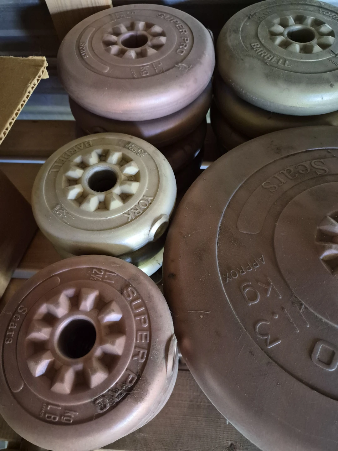 Sears Super Pro Dumbbell and Bar Weights - photo 3