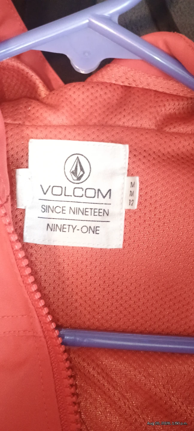 Volcom Red Hooded Jacket - photo 3