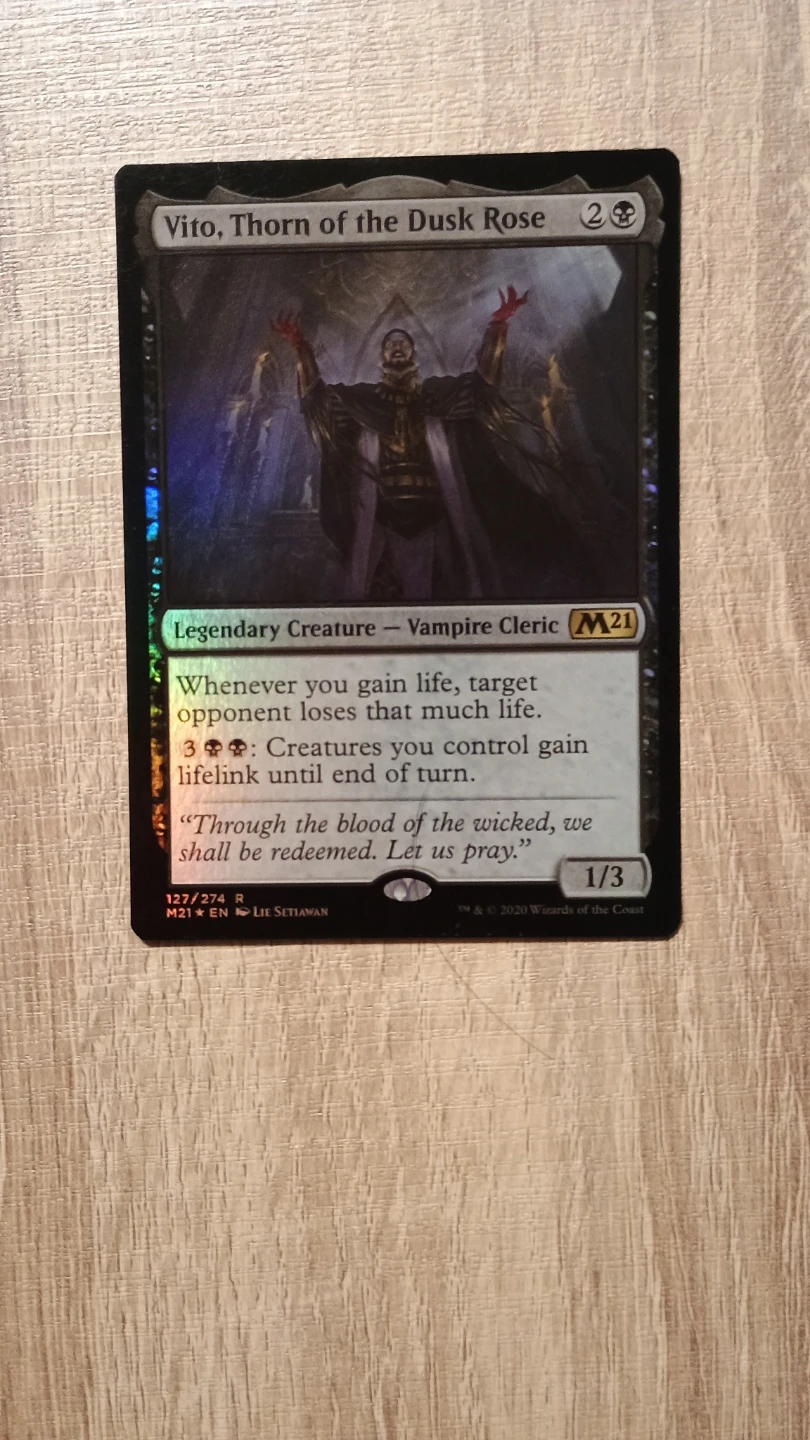 Vito, Thorn of the Dusk Rose - Magic The Gathering Card