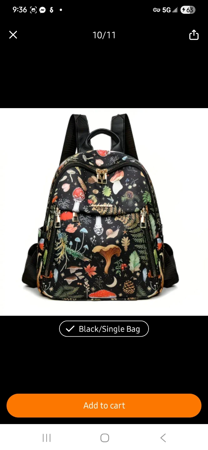 Forest Whimsy Backpack