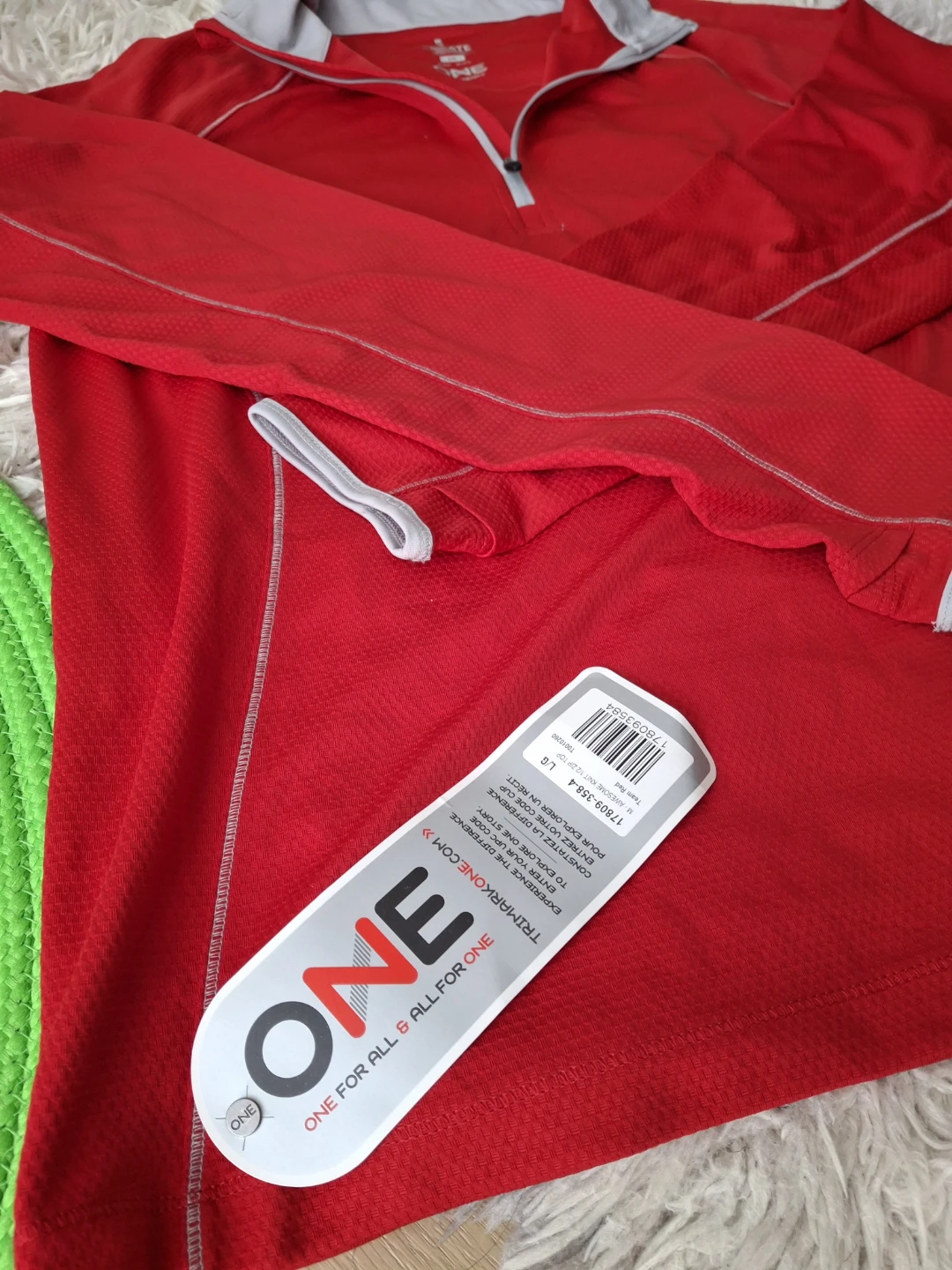 Elevate Red 1/4 Zip Long Sleeve Shirt - photo 2