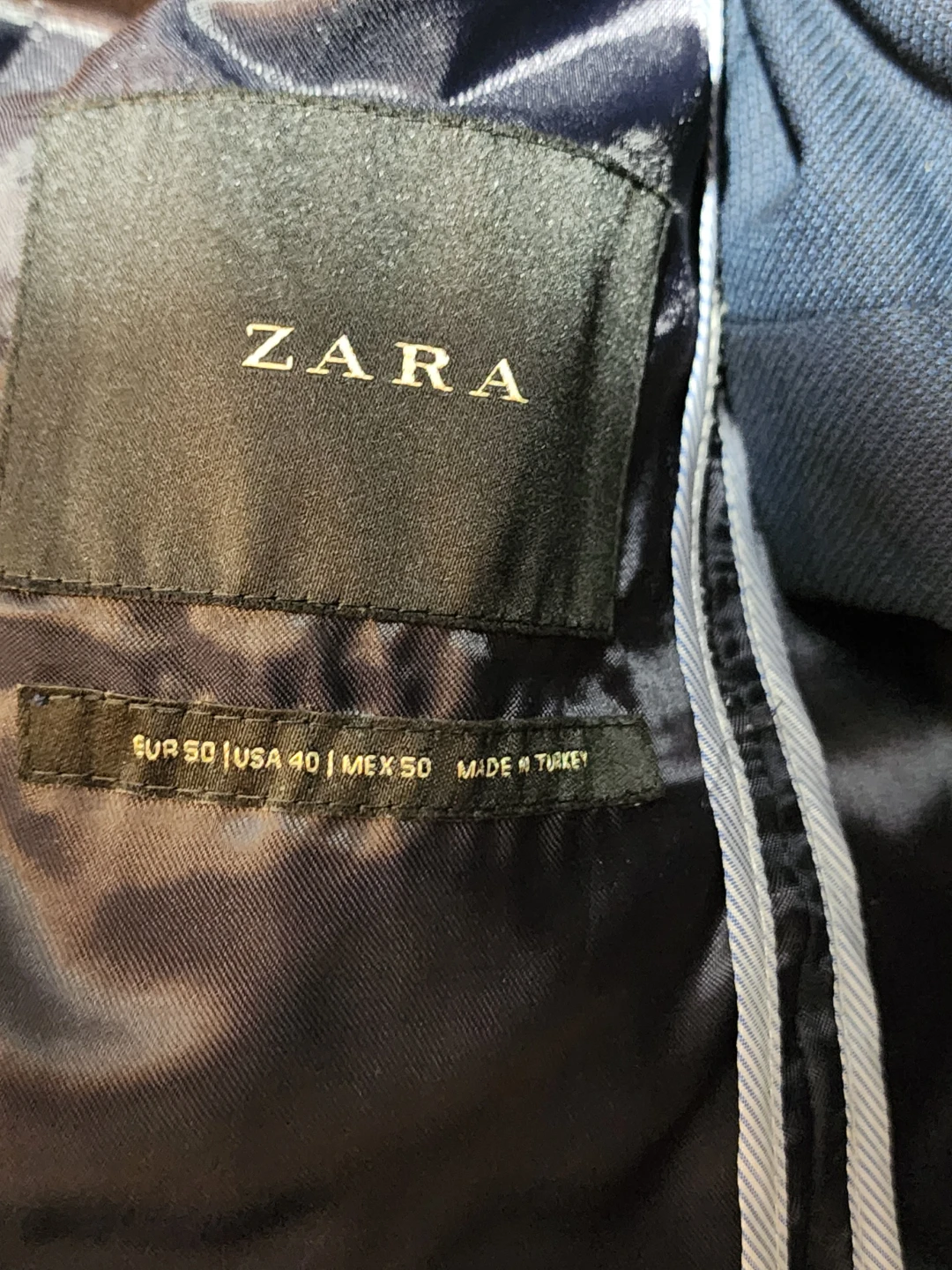 Zara Navy Blue Suit - EUR 50 / USA 40 - photo 2