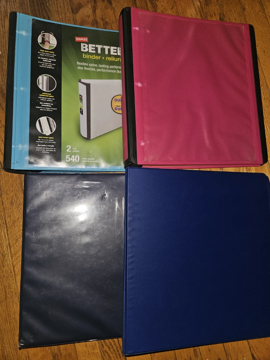 Staples Better Binder and Avery Heavy Duty Binder