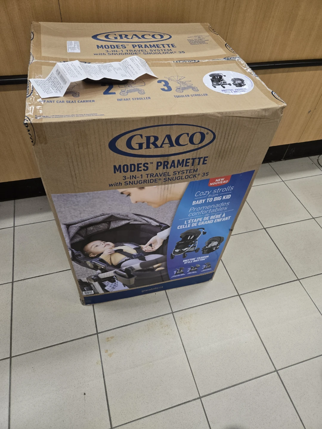 BNIB Graco Modes Pramette Stroller Bassinet Car Seat Set