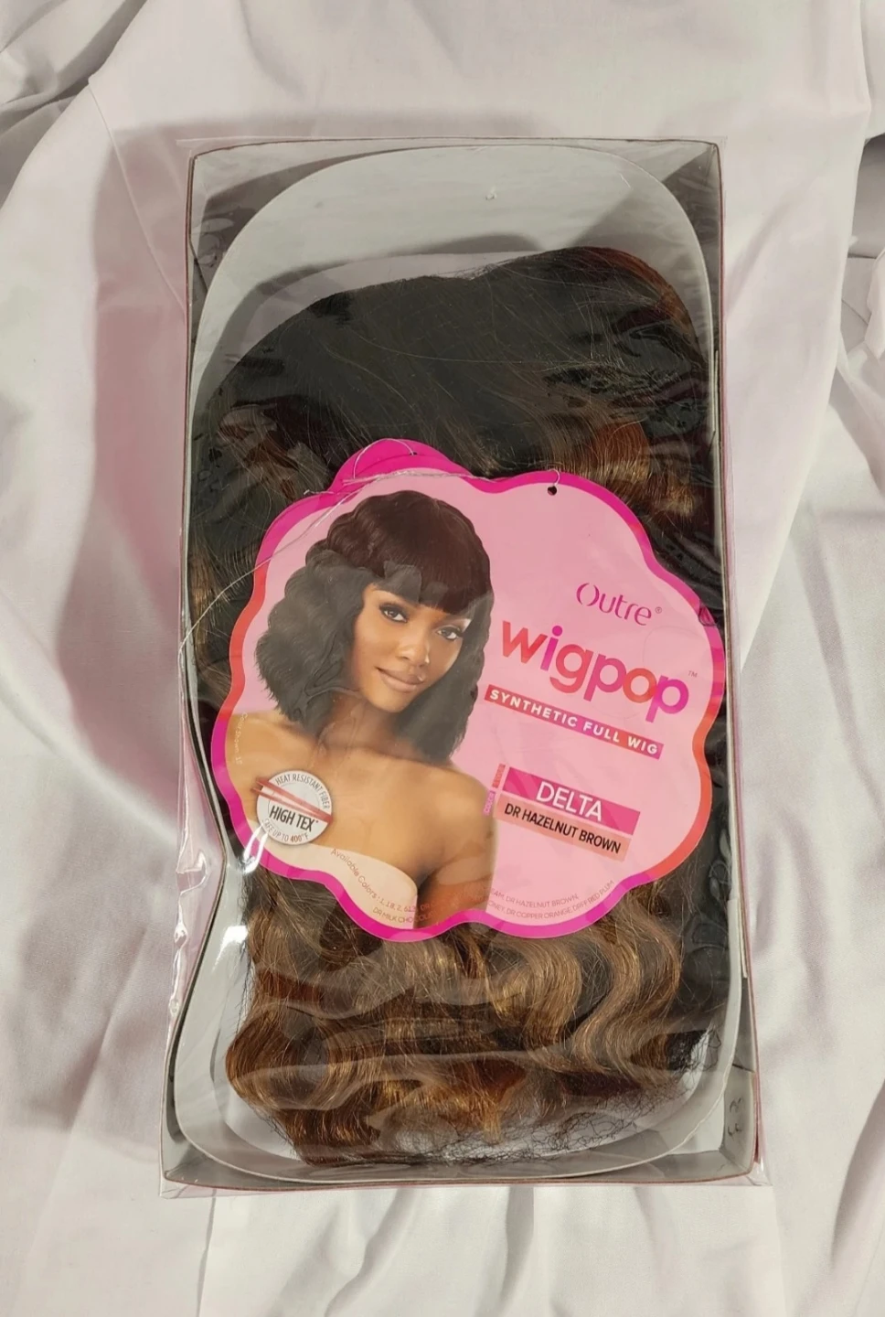 Outre Wigpop Delta Synthetic Full Wig - Dr Hazelnut Brown