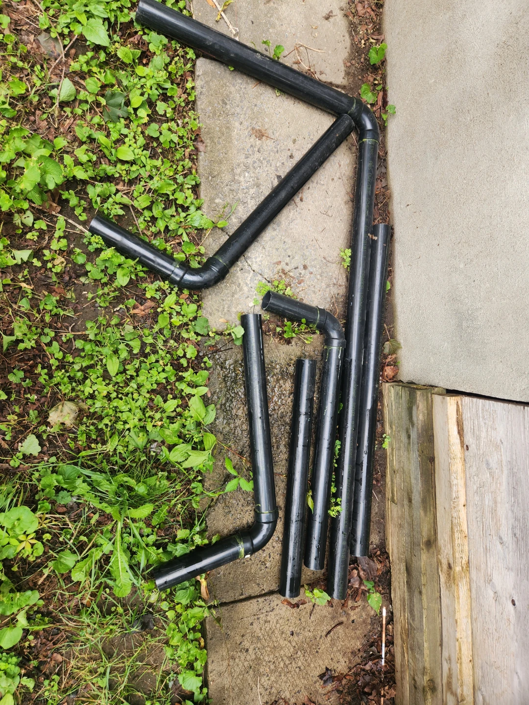 2" abs Black  Pipes
