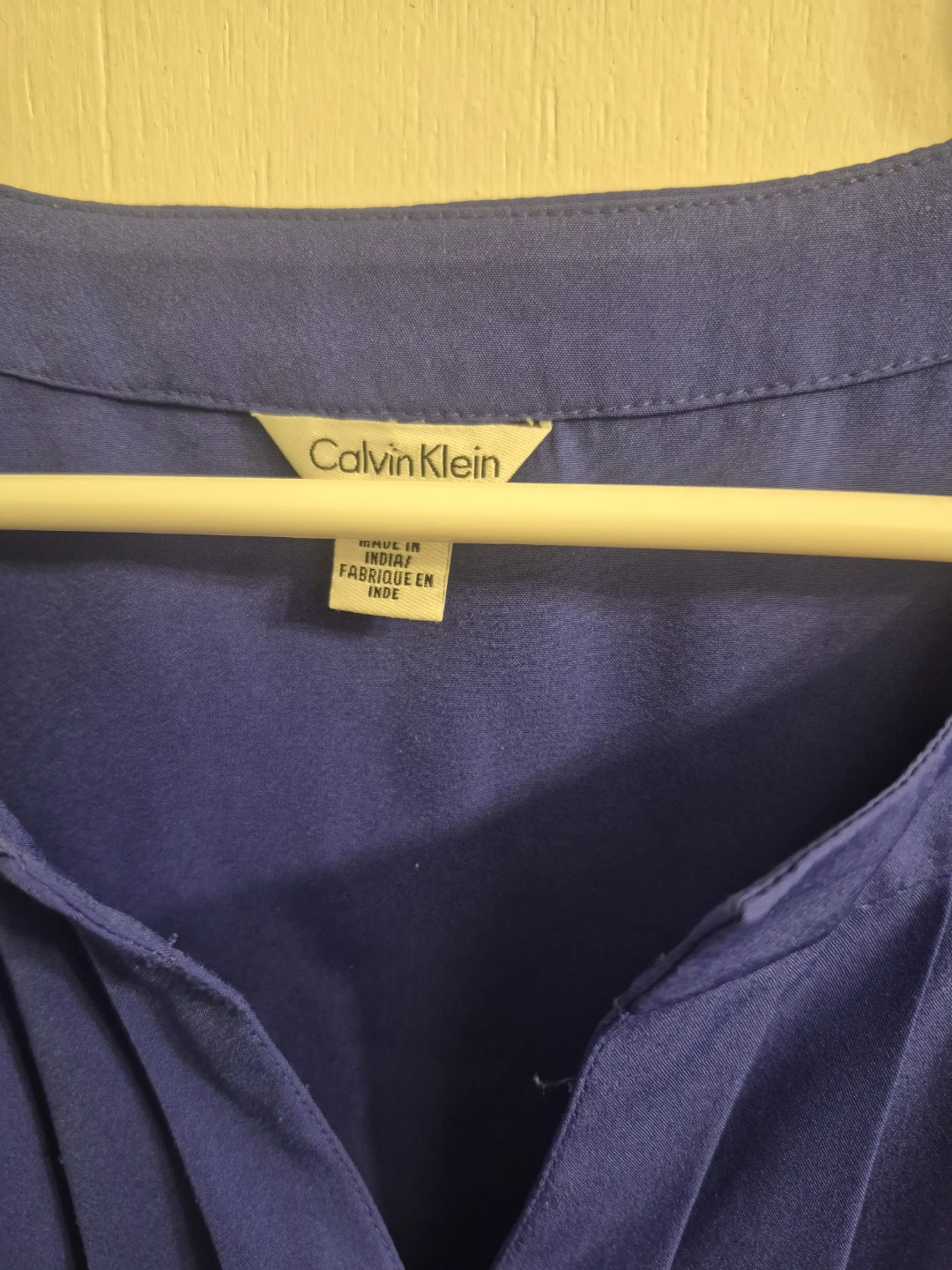 Calvin Klein Sleeveless Blue Blouse - photo 3