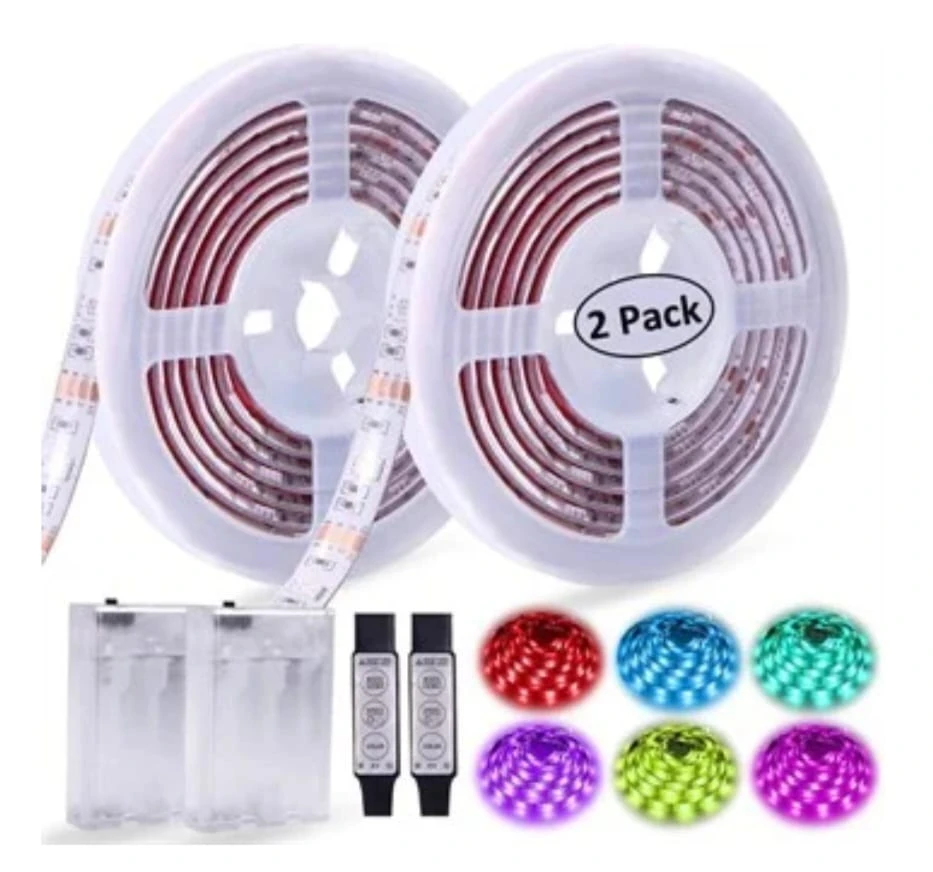 2 Pack LED Strip Lights