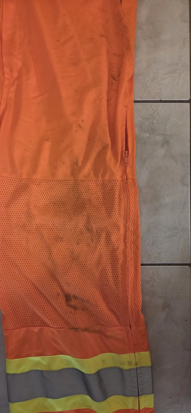 Orange High-Visibility Work Coveralls - photo 3
