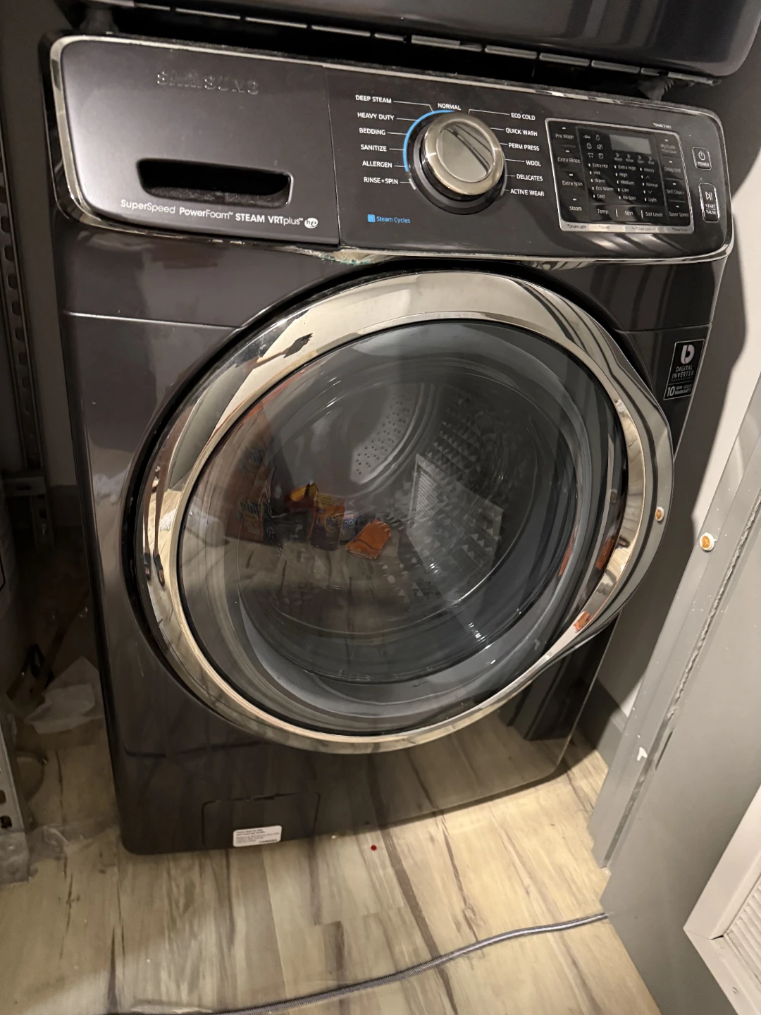 Samsung Front Load Washer/Dryer Combo - photo 2