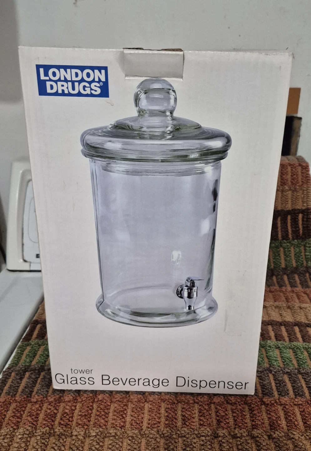 London Drugs Glass Beverage Dispenser