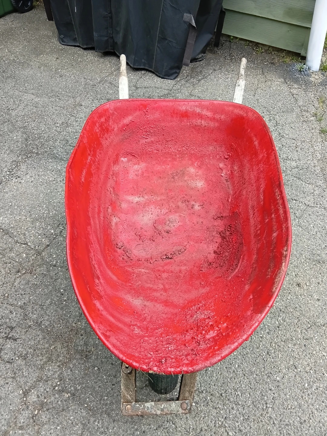 Heavy Duty Metal Red Wheelbarrow - photo 2