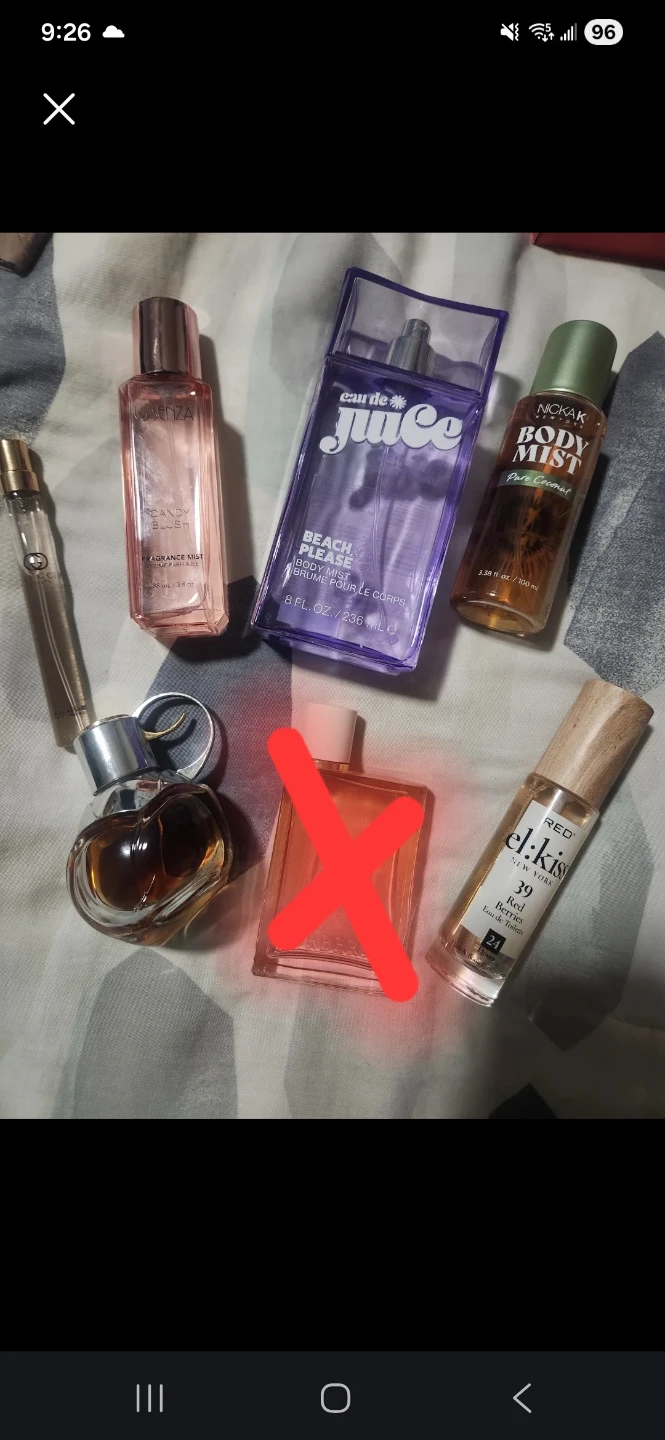 Bundle of Body Mists and Fragrances