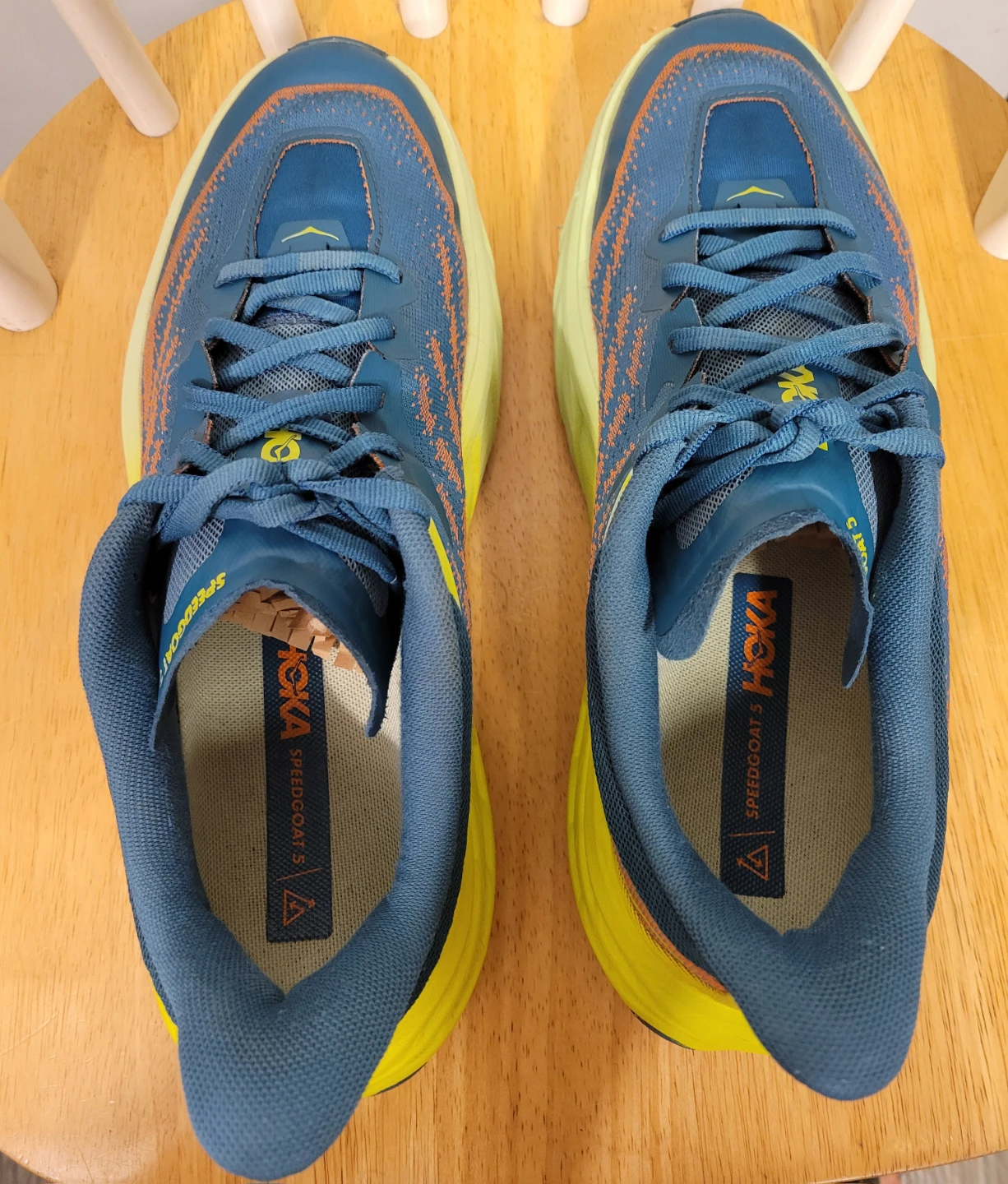 Hoka Speedgoat 5 Cushioned Trail Running Sneakers Blue Sz 10.5 - photo 4