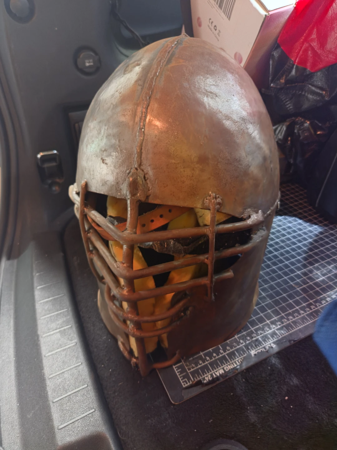 Large SCA steel helmet. - photo 2