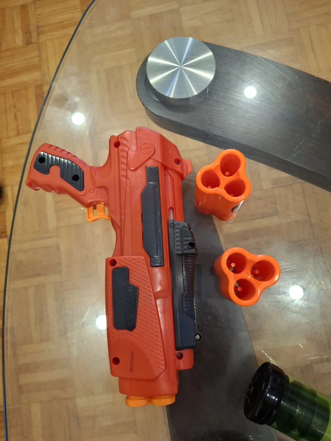 5 Nerf & Atomic Power Popper Toy Guns with Darts and Balls - photo 3