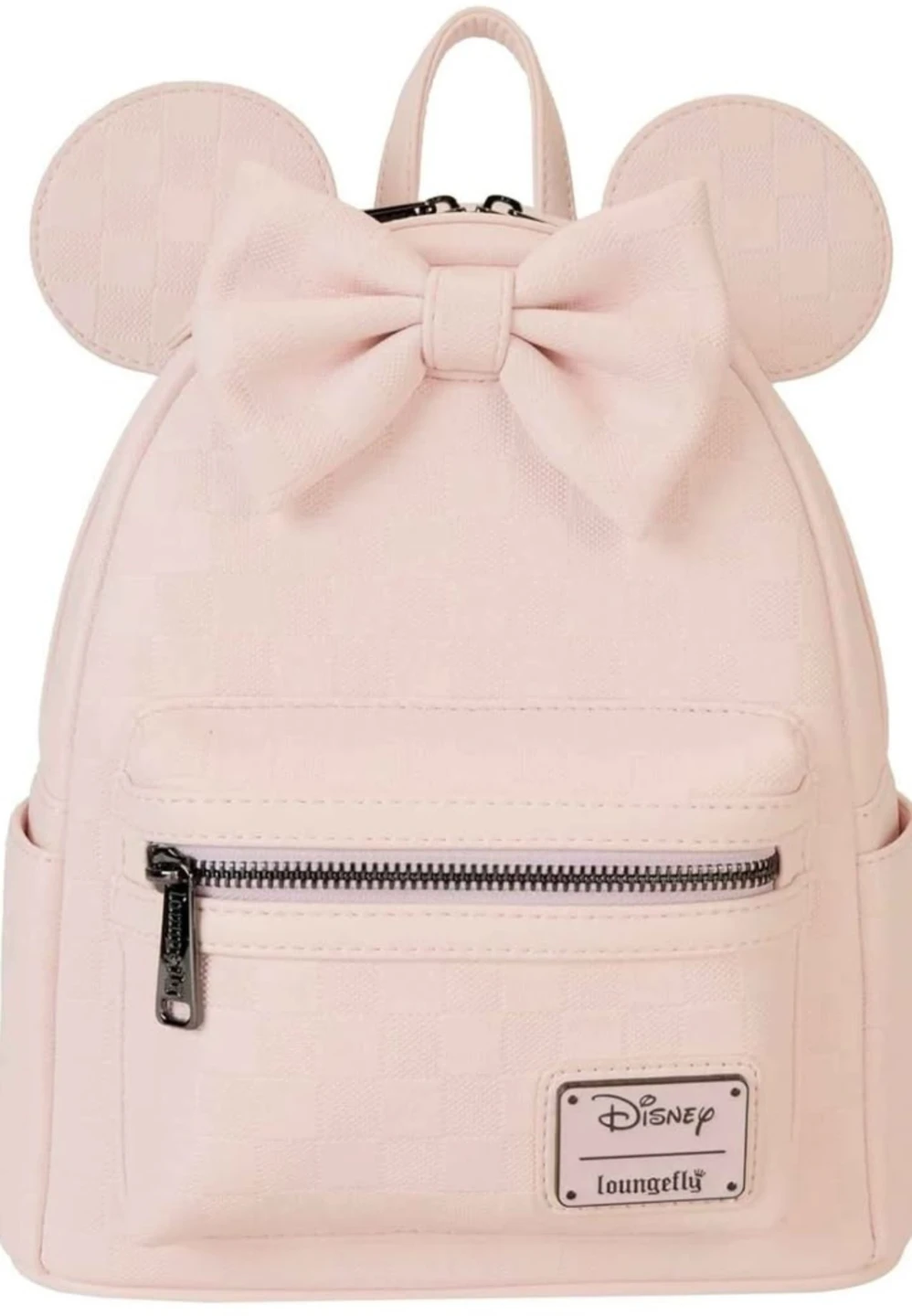 Disney Minnie Mouse Checkered Texture Mini Backpack