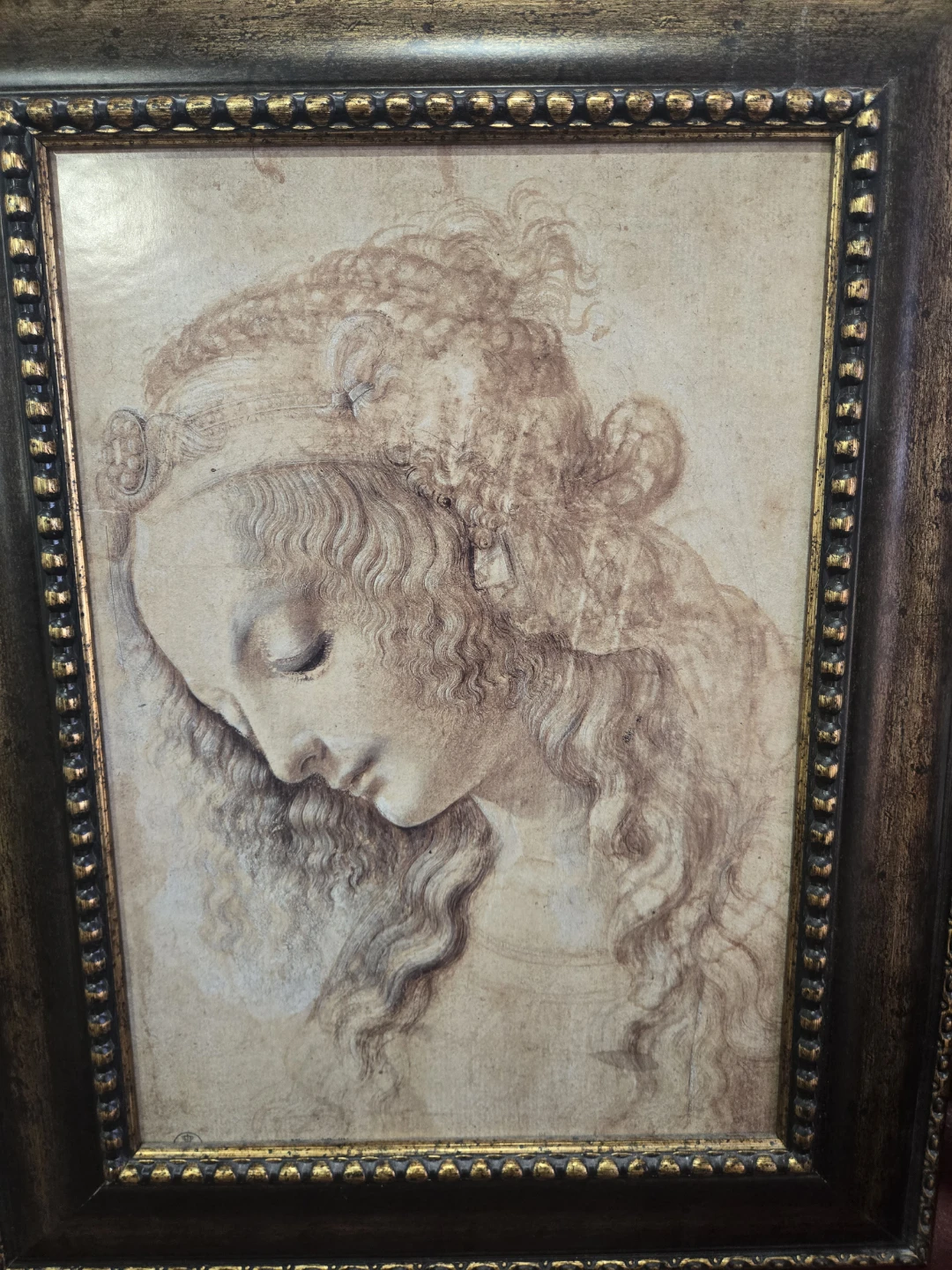 Vintage-Style Framed Portrait Print – 23” x 27” - photo 2