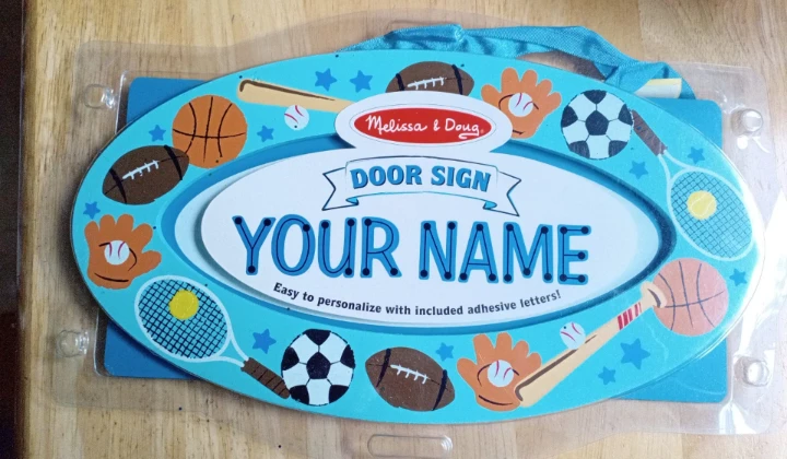 Melissa & Doug Sports Door Sign