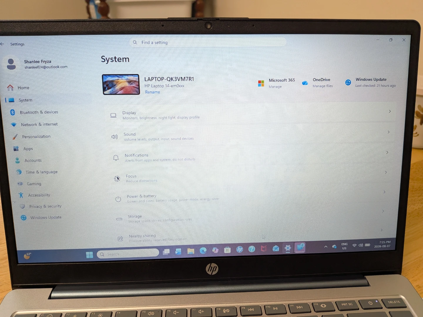 HP Stream Laptop 14" HD. AMD Athlon 7120 4GB RAM. 288GB - photo 3