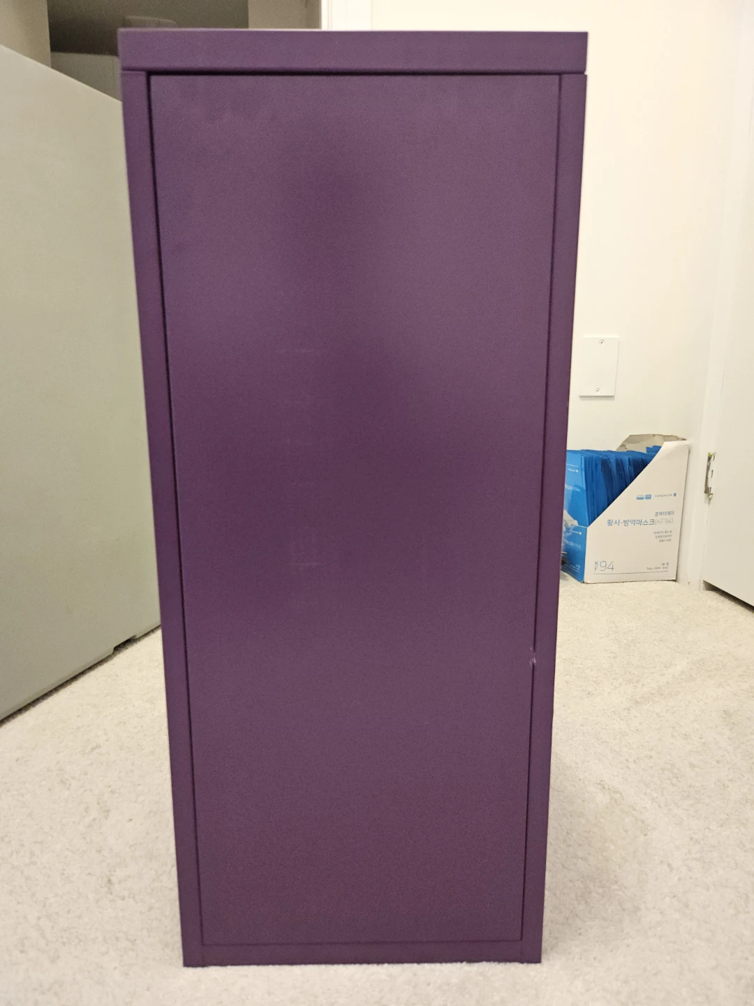 IKEA HELMER 6-Drawer Metal Cabinet (Purple) - photo 4