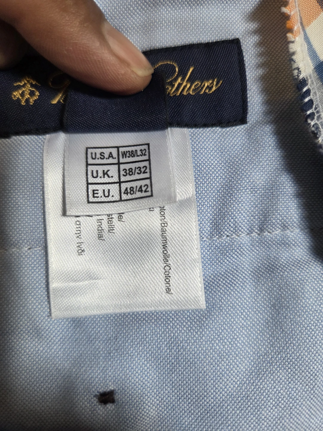 Mens Brooks Brothers Madras Cotton Pants - photo 3
