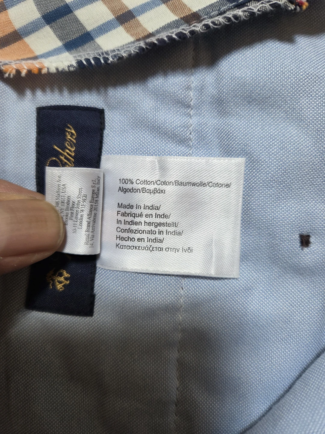 Mens Brooks Brothers Madras Cotton Pants - photo 4