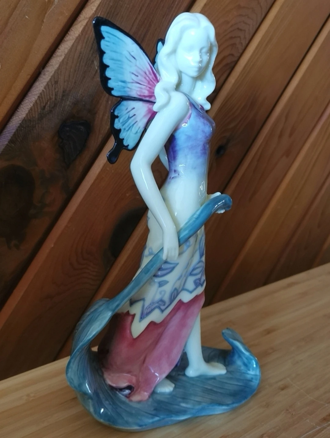 Art Nouveau Style Benaya Fairy Figurine Butterfly Wings - photo 2