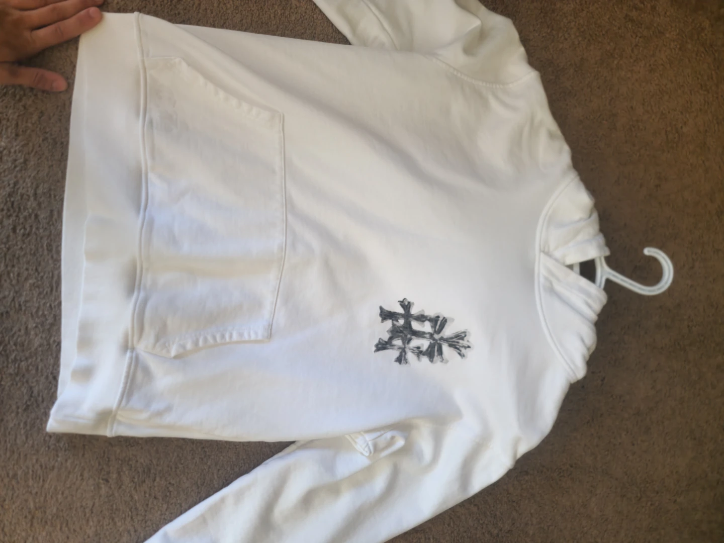 Chrome Hearts White Hoodie rep - photo 2