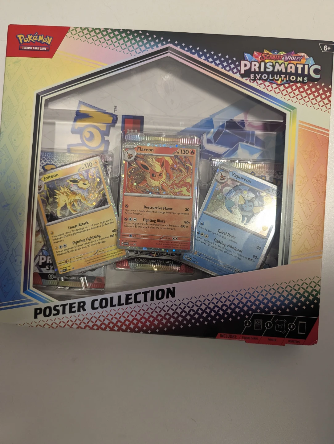 SEALED POKEMON PRISMATIC EVOLUTIONS POSTER COLLECTION