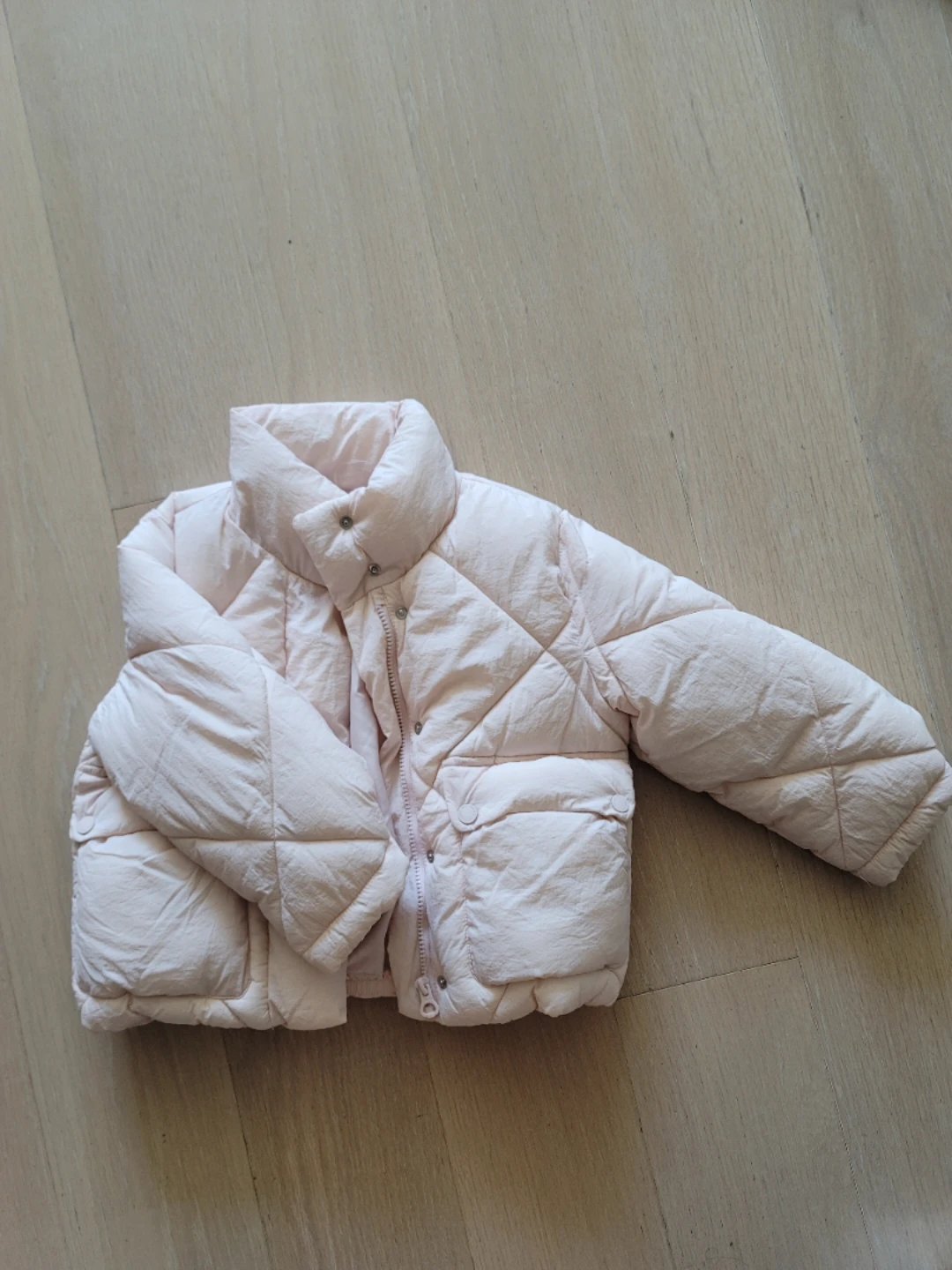 Zara Puffer Jacket Pink Size 6-7 CM 120