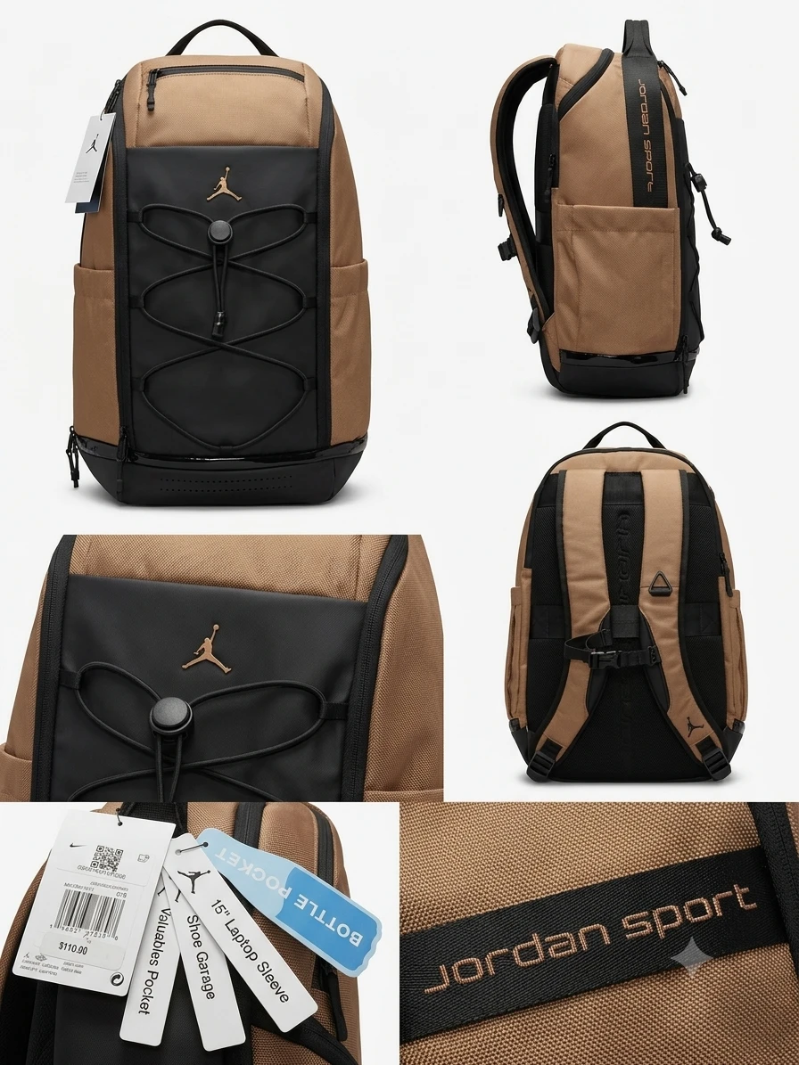 Jordan Sport Backpack  Brown