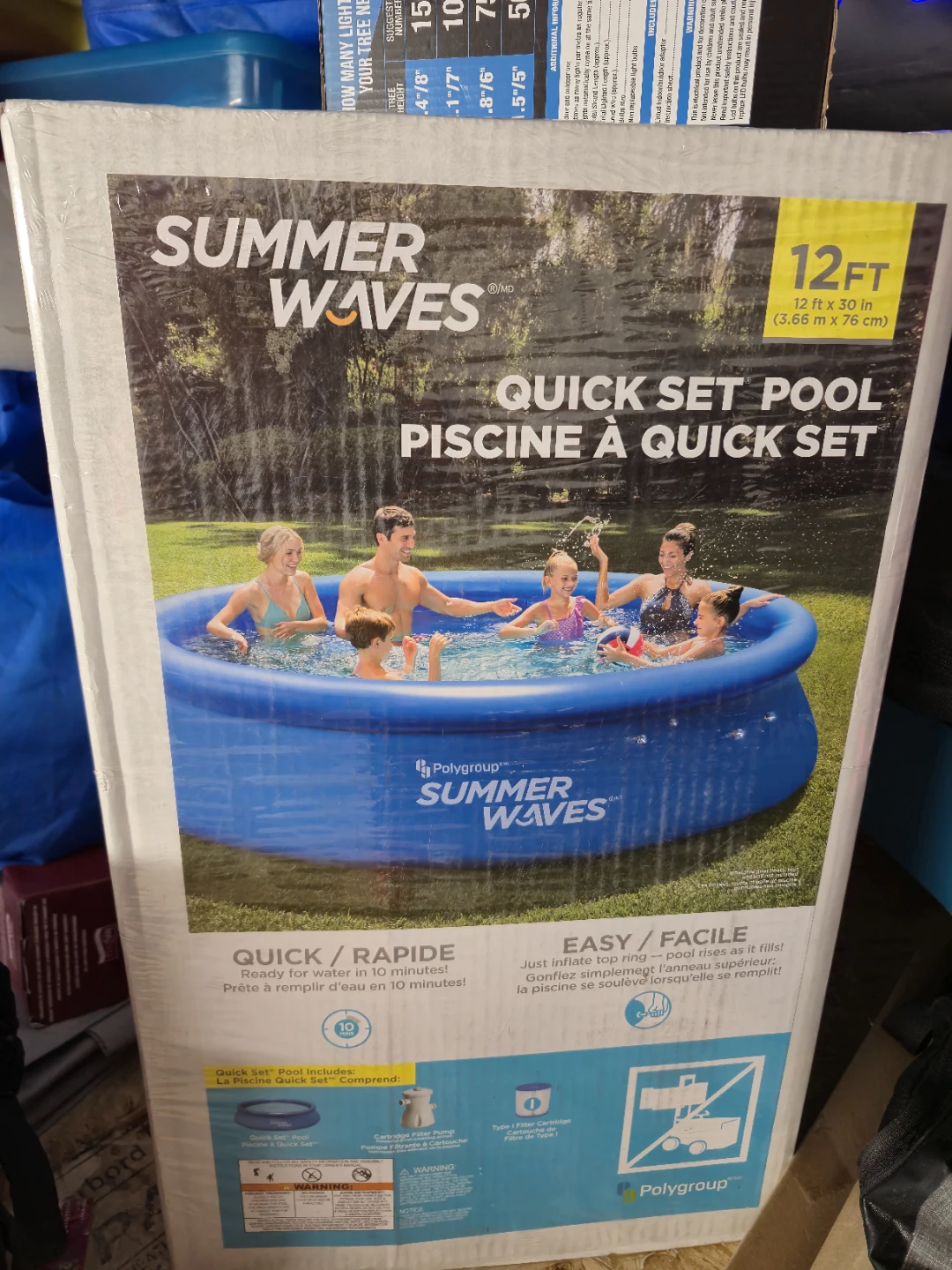 Summer Waves 12ft Quick Set Pool