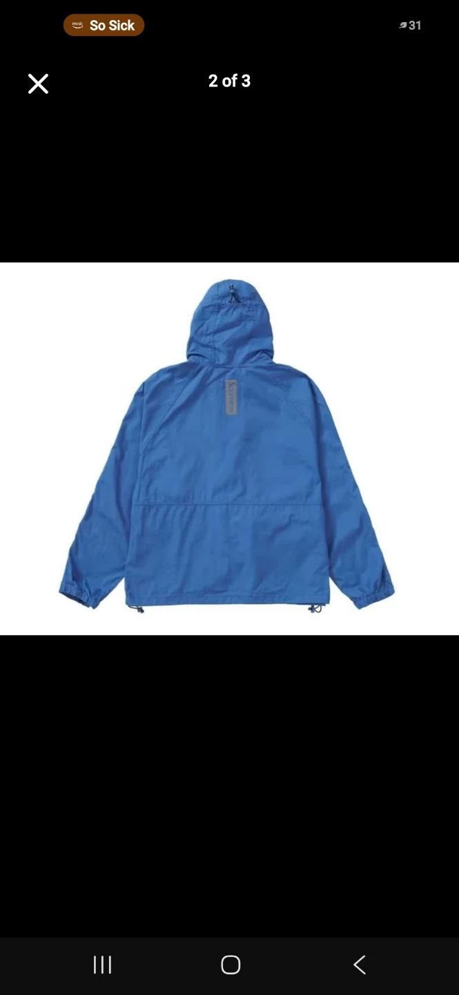 Supreme Technical Field Jacket Light Royal - photo 2