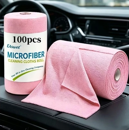 EASWET Microfiber Cleaning Cloths Roll - 100 pcs