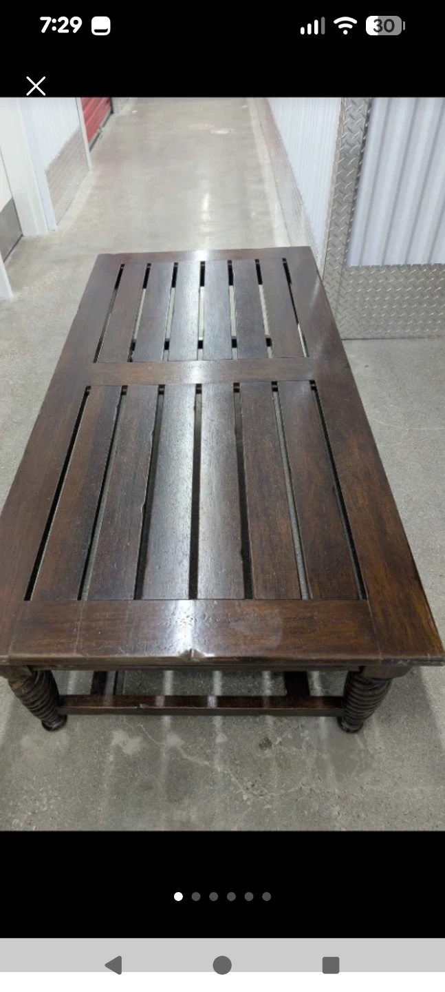 Wooden Coffee Table - photo 4