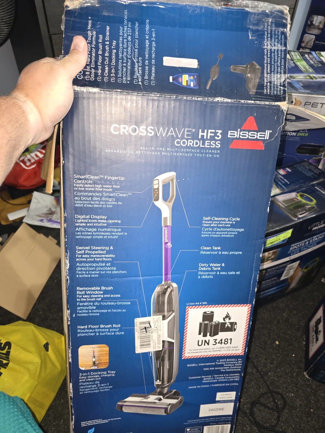 BISSELL Crosswave HF3 Cordless Multi-Surface Cleaner - photo 3